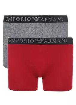 Комплект трусов-боксеров мужских Mens Knit 2-Pack Trunk EMPORIO ARMANI