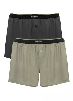 Комплект трусов-боксеров мужских Mens Knit 2-Pack Boxer EMPORIO ARMANI