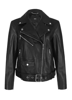 Кожаная куртка женская Safiyana BOSS