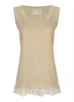 Майка женская Knitted Singlet DEHA с кружевным подолом