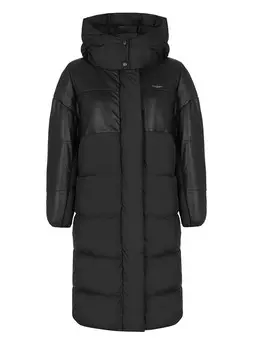 Пуховик женский Leather and Nylon AERONAUTICA MILITARE