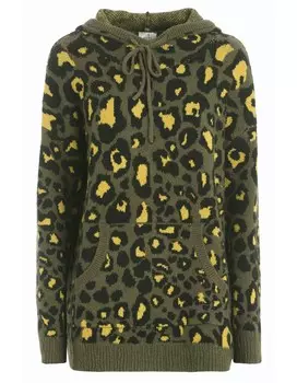 Худи женское Vintage Jacquard Hoodie DEHA