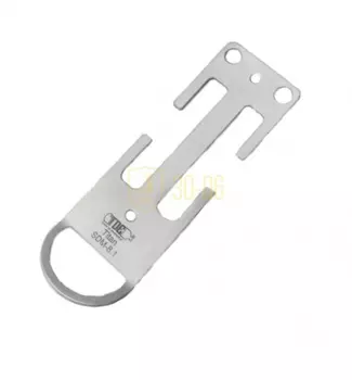 8.1 Пластина Двухщелевая С Торцевым Ушком Tde, Титан