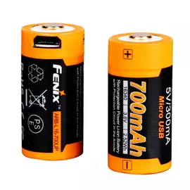 Аккумулятор 16340 Fenix 700 Up Mah Li-Ion Разъемом Для Usb