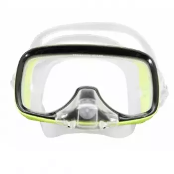 Akvilon Explorer Dry Маска Для Плавания С Клапаном, Цвет Прозрачный / Желтый