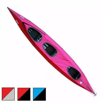 Байдарка Тритон Варзуга 3 Люкс Серая/синяя