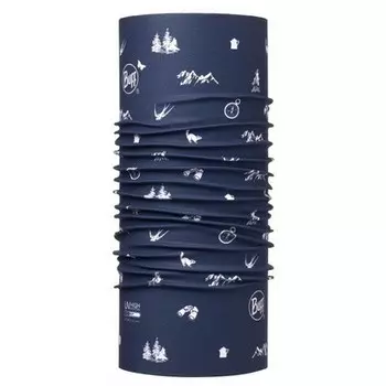 Бандана Buff High Uv Protection Campfire Darck Navy