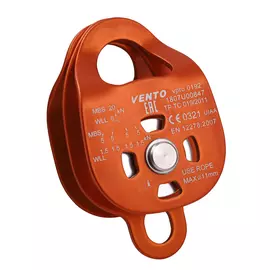 Блок-Ролик Венто Double Двойной C Подшипником Дюраль