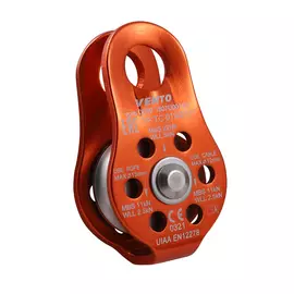 Блок-Ролик Венто Спасатель Люкс Одинарный С Подшипником Дюраль