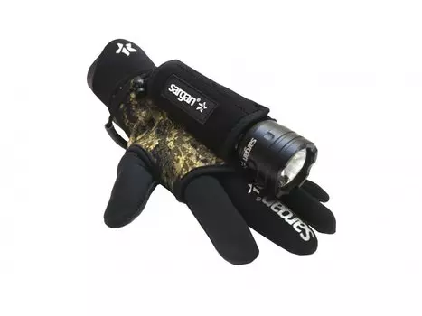 Держатель Подводного Фонаря Спрут 2.0 Полуперчатка Камо Rd2.0, Р-Р