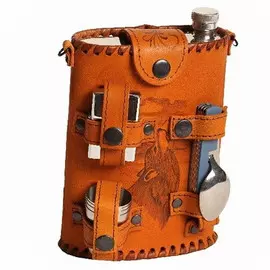 Фляга Металлическая Альбатрос С Комб. Ножом 0.7Л