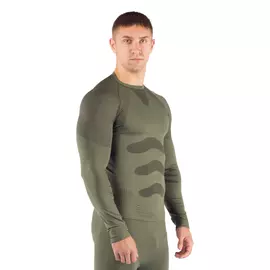 Футболка Мужская Apol Дл. Рукав Синтетика Зеленый