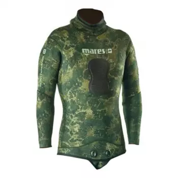 Футболка С Длинным Рукавом Mares Rash Guard, Лайкра, Цвет Зеленый Камуфляж
