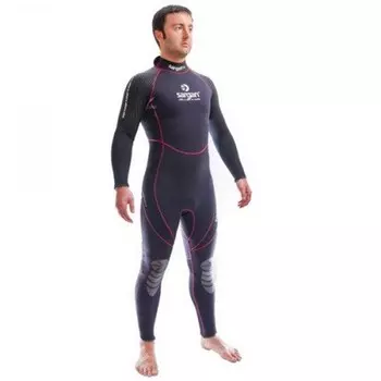 Гидрокостюм Для Дайвинга Sargan Nero Муж. Монокостюм 3 Мм Красная Строчка