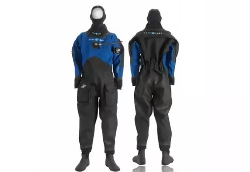 Гидрокостюм Для Дайвинга Сухой Aqualung Tri-Light Задняя Молния 2012Г
