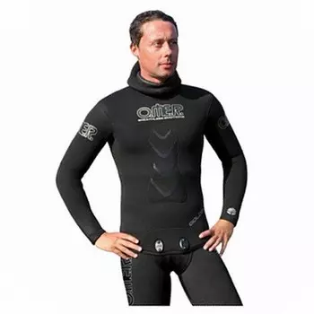 Куртка От Гидрокостюма Для Подводной Охоты Omer Gold Black 3 Мм - 4