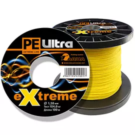 Линь Для Гарпуна Aqua Pe Ultra Extreme D1.5Мм Желтый