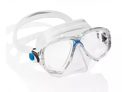 Маска Cressi Marea Прозрачный Силикон Синяя Рамка