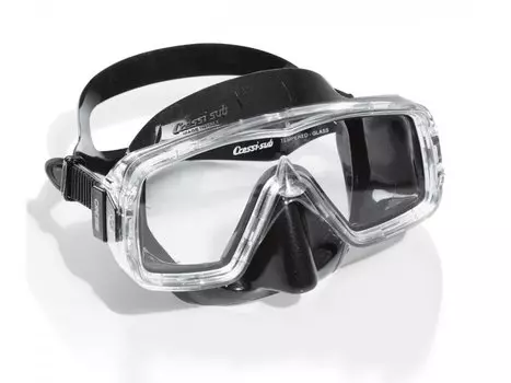 Маска Cressi Sirena Черный Силикон Прозрачная Рамка