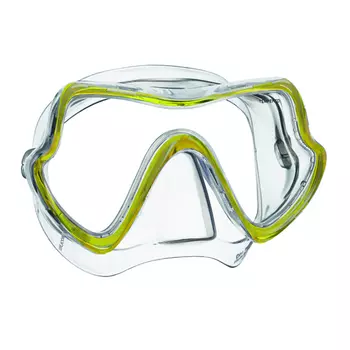 Маска Для Плавания Mares Pure Vision, Для Взрослых - Ц.об.прозрачный, Ц.р.жёлтый