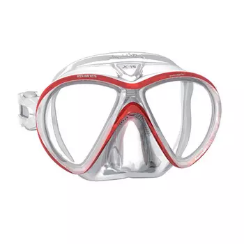 Маска Для Плавания Mares X-Vu Sunrise, Для Широких Лиц - Ц.об.прозрачно-Белый, Ц.р.голубой