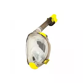 Маска Подводная Полнолицевая Sargan Галактика Премиум Прозрачная/желтая/желтая