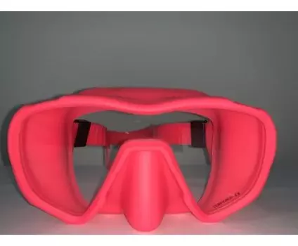 Маска Подводная Sargan Сенеж (Красный Силикон) Красная