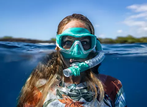 Маска Versa Aqua Lung, Pink/purple