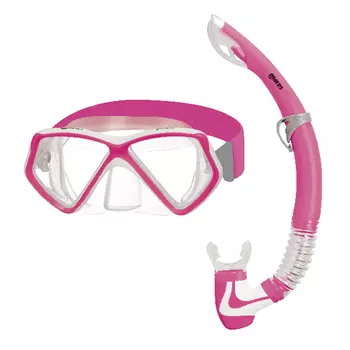 Набор Для Плавания (Маска И Трубка) Mares Pirate Neon, Цв.розовый, -