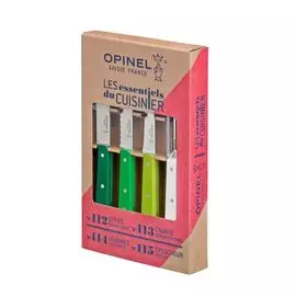 Набор Ножей Opinel Les Essentiels Primavera, Нержавеющая Сталь, (4 Шт. Уп.), 001709