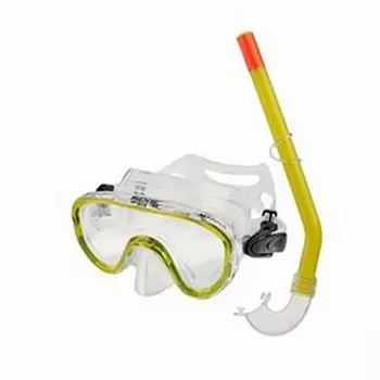 Набор Seacsub Bis Marina (Прозрачный Силикон) Желтый