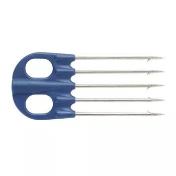 Наконечник Гарпуна Akvilon Большой В Синем Пластике Сталь Mustad, М7, 1 Флажок