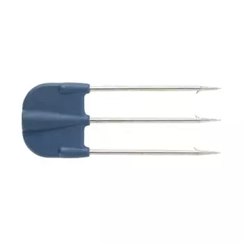 Наконечник Гарпуна Akvilon Многозуб (3 Зуба) Нержавеющаясталь Синий Пластик. Резьба, М7, 1 Флажок