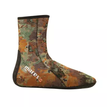 Носки Mares Camo, 3 Мм, С Открытой Порой Внутри, Цвет Зеленый Камуфляж
