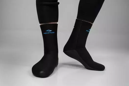 Носки Неопреновые Aquateam Нейлон/открытая Пора 10Mm