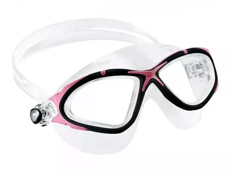 Очки Cressi Planet Прозрачный Силикон/розовая Рамка