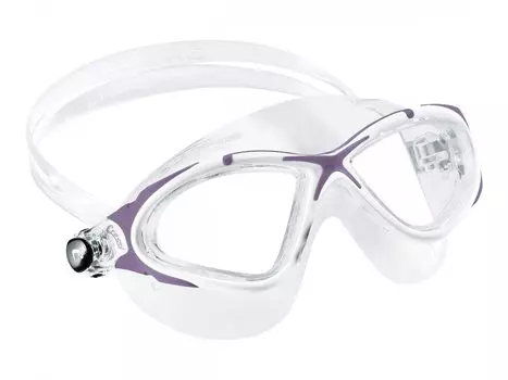 Очки Cressi Planet Прозрачный Силикон/сиреневая Рамка