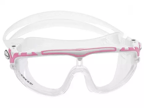Очки Cressi Skylight Прозрачный Силикон/ Розовая Рамка/прозрачные Линзы