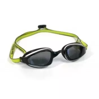 Очки Для Плавания Aquasphere K180 Yellow/black Темные Линзы