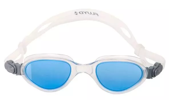 Очки Для Плавания Fluyd Aria Прозрачный Силикон, Синие Линзы