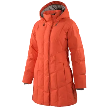 Пальто Пуховое Женское Сивера Варахоба Томат