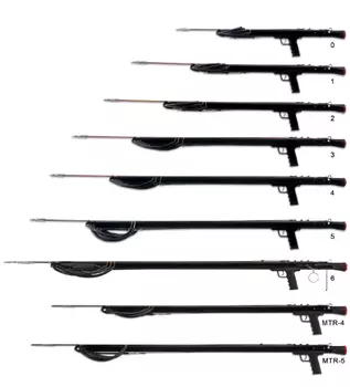 Riffe Metal Tech #5S 157 См Задняя Рукоятка Подводный Арбалет L 62", 3 Тяги