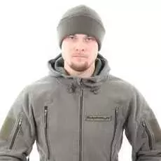 Шапка Keotica Флисовая Двойная С Отворотом Олива