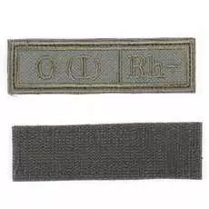 Шеврон Ke Tactical Группа Крови O (I) Rh+ Прямоугольник 2,5Х9,5 См Олива