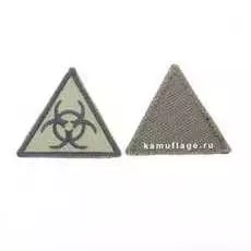 Шеврон Ke Tactical Эпидемия Треугольник 4,5 См Олива/черный