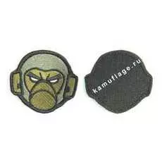 Шеврон Ke Tactical Обезьяна 6Х6,5 См Олива/черный