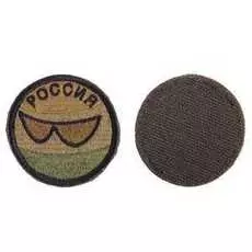 Шеврон Ke Tactical Шар С Глазами Триколор Круглый 5 См Хаки