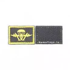 Шеврон Ke Tactical Вдв Прямоугольник 2,5Х3,5 См Черный/желтый