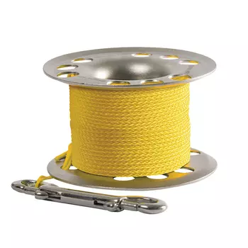 Шпуля-Катушка Стальная С Желтым Линем И Карабином, Mares Xr - 15Метров