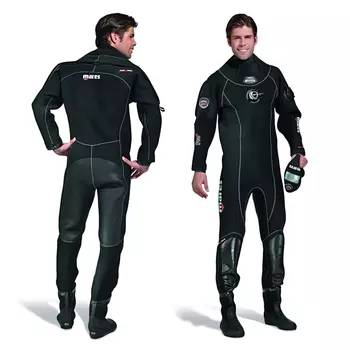 Сухой Гидрокостюм Mares Pro Fit, Задняя Молния, Неопреновый